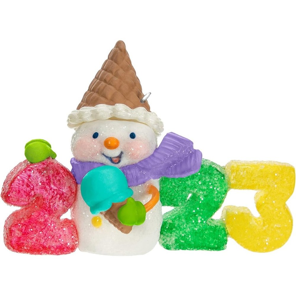 Baby Toy 2023 Sweet Decade Plastic Keepsake Christmas Ornament
